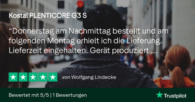 Trustpilot Produktbewertung KOSTAL Plenticore S G3